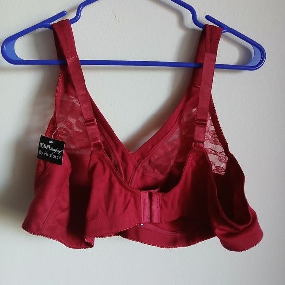 Plusform Instant Shaping Red Bra Size 50B New - Picture 8 of 12